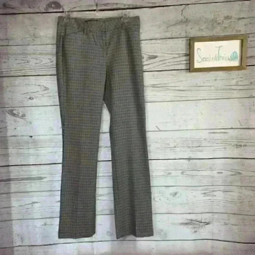 Express editor white black straight leg pants 2r